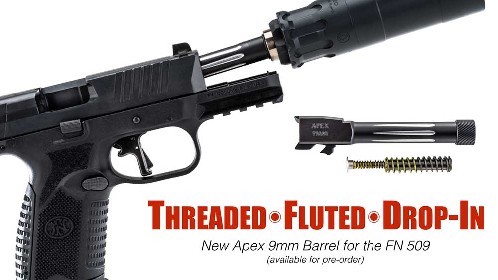 Apex Direct Drop-In Barrel for FN509 – 5.00 inch