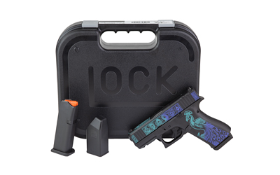GLOCK 43X 9mm 10RD Peacock Cerakote