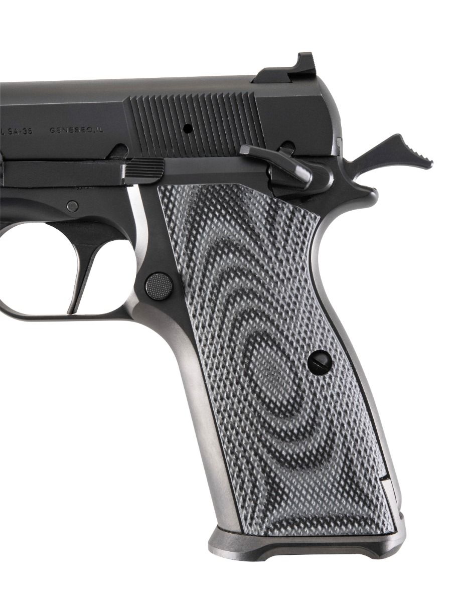 Magwell Cut Grips by LOK Grips for Springfield SA-35 Equipped with an Apex Low-Profile Magwell — image 2